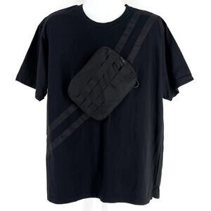 chest pouch tshirt black XXL